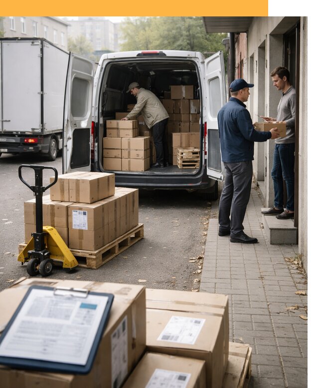 Доставка грузов от двери до двери с таможней от 46458 руб.