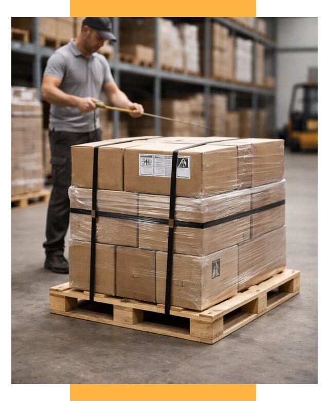 Упаковка и паллетирование грузов от 3613 р. | СетСервис-Срл