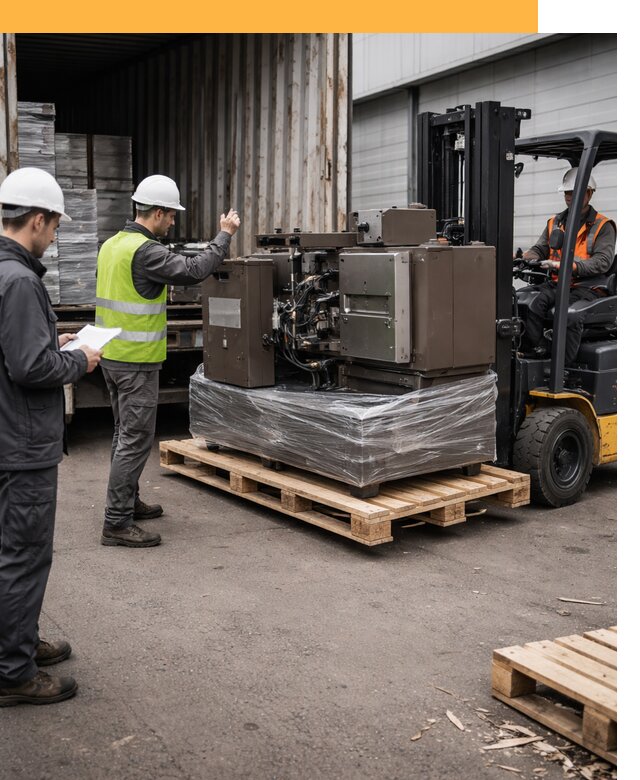 Доставка промышленного оборудования из Европы от 46458