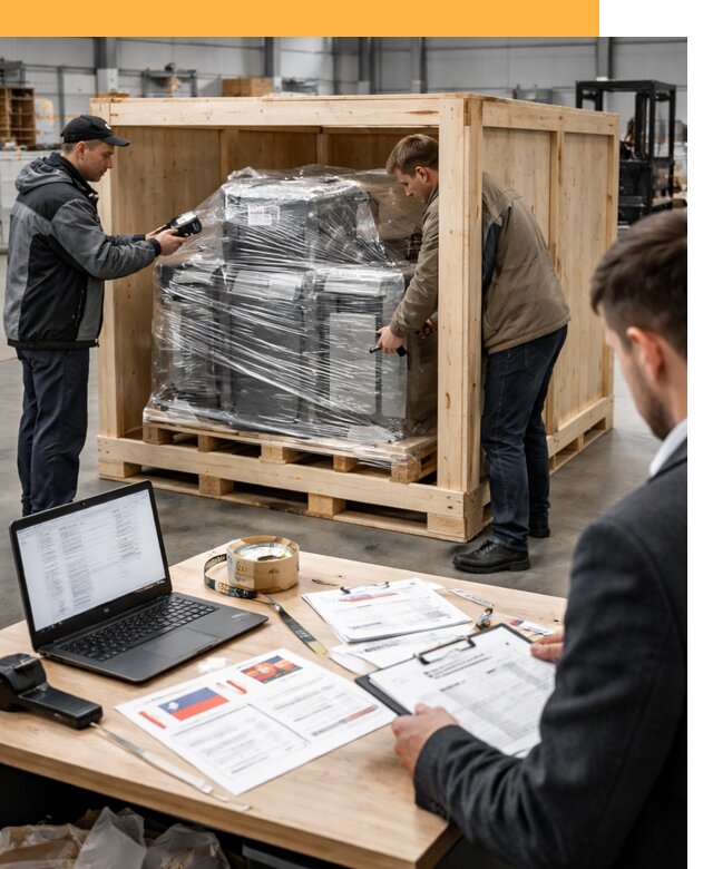 Доставка промышленного оборудования из США от 67106 руб