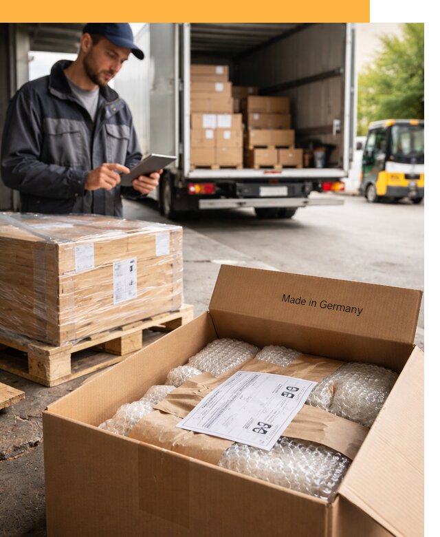 Доставка грузов из Германии от 46458 руб с таможенным оформлением