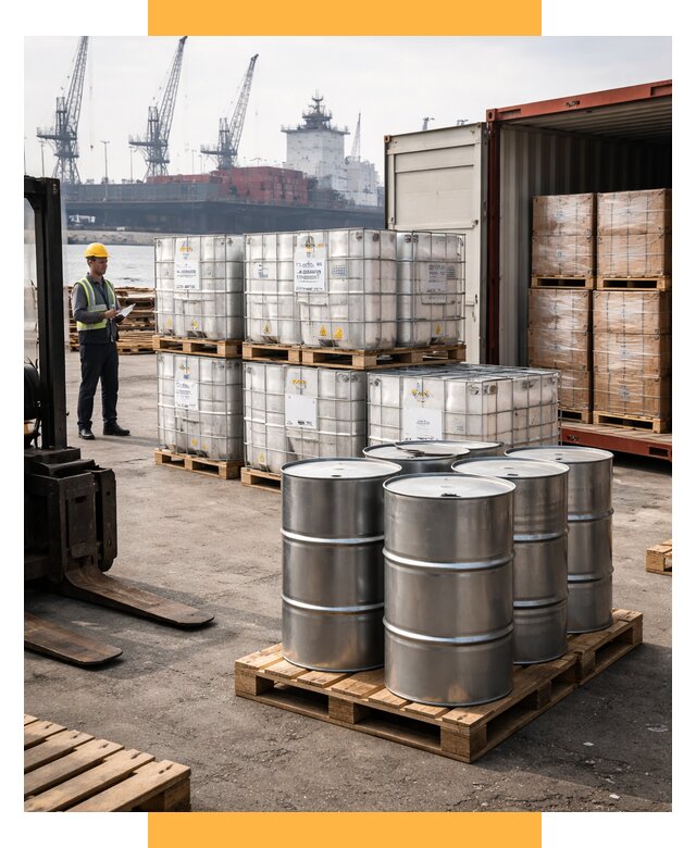 Доставка химического сырья из Индии от 258100 р. | СетСервис-Срл