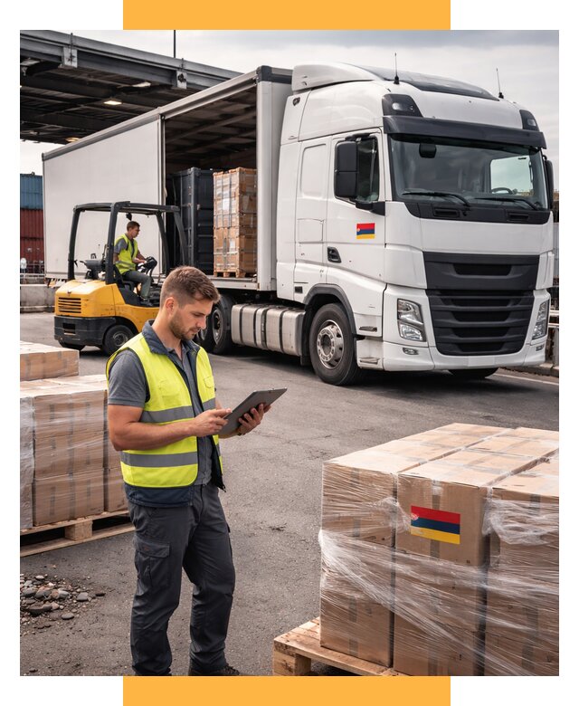 Автоперевозки из Армении от 98078 р. — услуги СетСервис-Срл