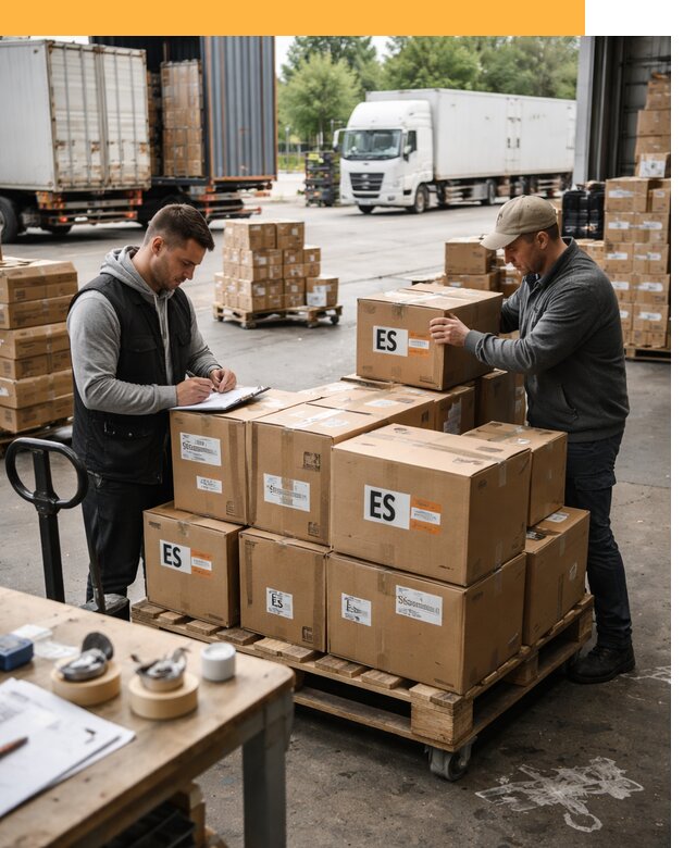 Доставка грузов в Испанию автотранспортом от 36134 руб