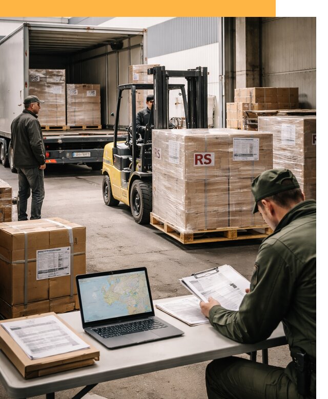 Доставка грузов в Сербию от 46458 руб, международные перевозки