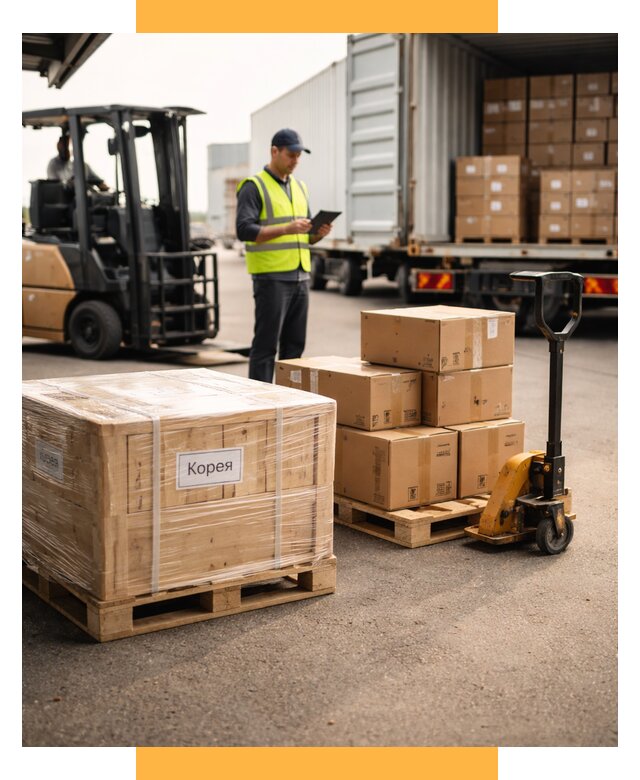 Доставка грузов в Корею из России от 36134 р. | СетСервис-Срл