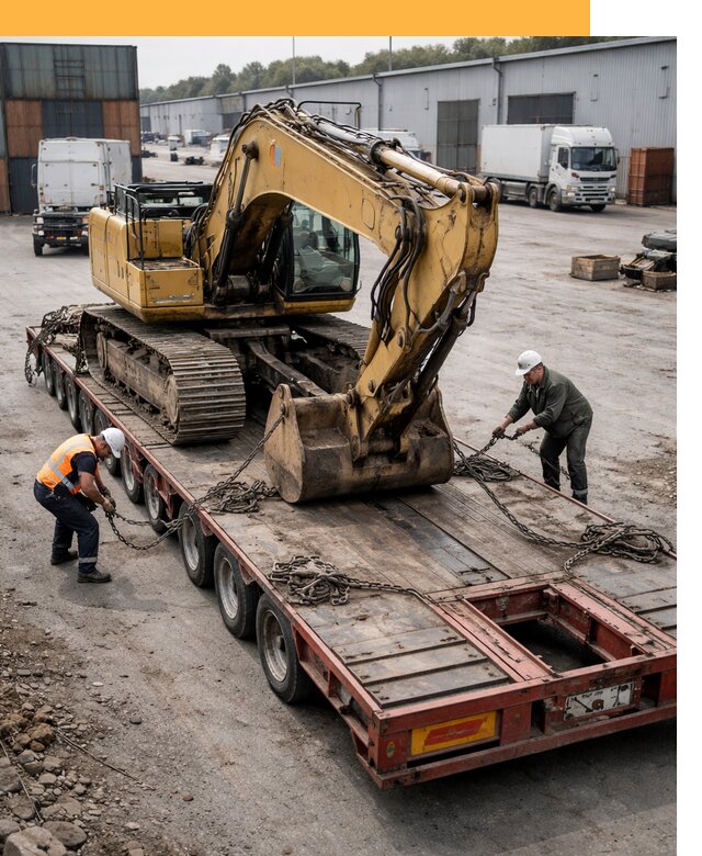 Перевозка спецтехники по России и миру от 46458 руб