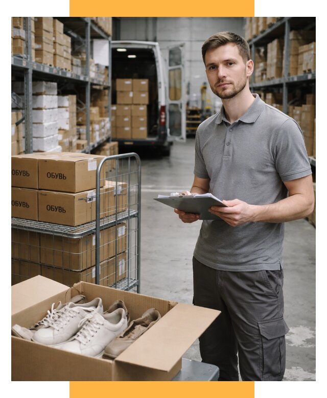 Доставка обуви из Китая и Турции от 4646 р. СетСервис-Срл