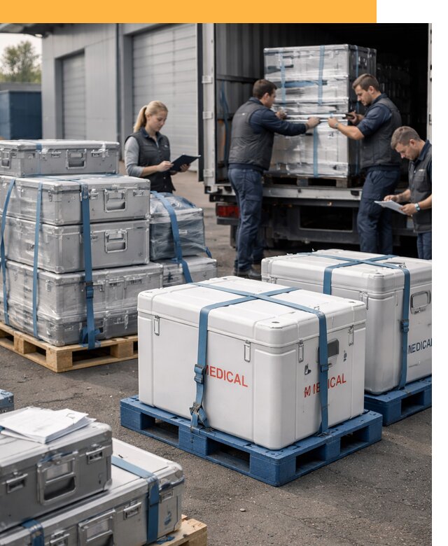 Перевозка медицинского оборудования по всему миру от 15486 руб