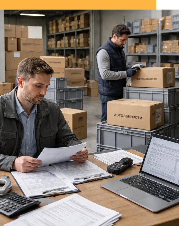 Таможенное оформление автозапчастей по выгодным тарифам от 8775