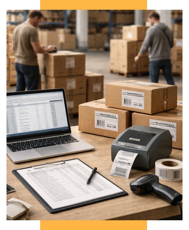 Маркировка импортных товаров от 4646 р. под ключ, СетСервис-Срл