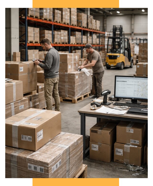 Склад консолидации в Европе от 6711 р., услуги СетСервис-Срл